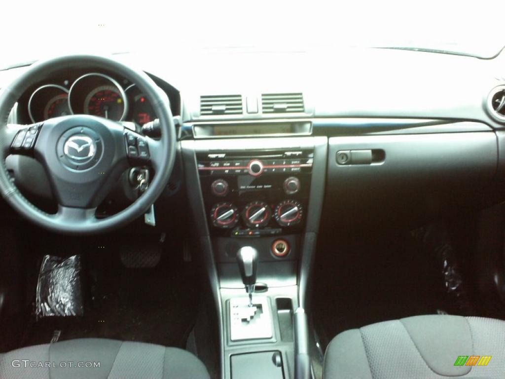 2009 MAZDA3 s Touring Hatchback - Galaxy Gray Mica / Black photo #13