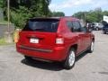 2007 Inferno Red Crystal Pearlcoat Jeep Compass Sport  photo #9