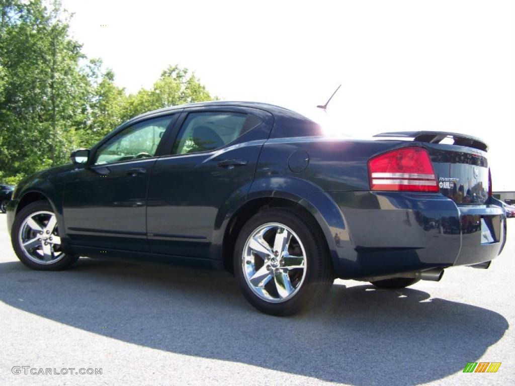 2008 Avenger R/T - Modern Blue Pearl / Dark Slate Gray/Light Slate Gray photo #4