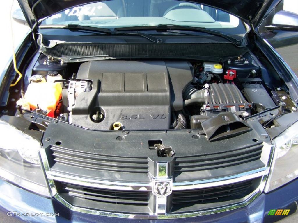 2008 Avenger R/T - Modern Blue Pearl / Dark Slate Gray/Light Slate Gray photo #16