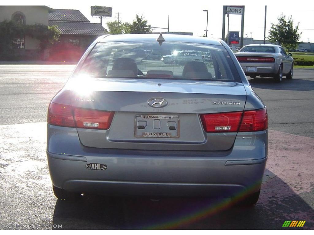 2009 Sonata GLS - Slate Blue / Camel photo #4