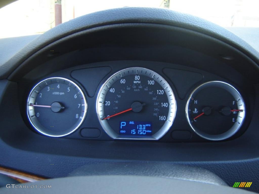 2009 Sonata GLS - Slate Blue / Camel photo #13