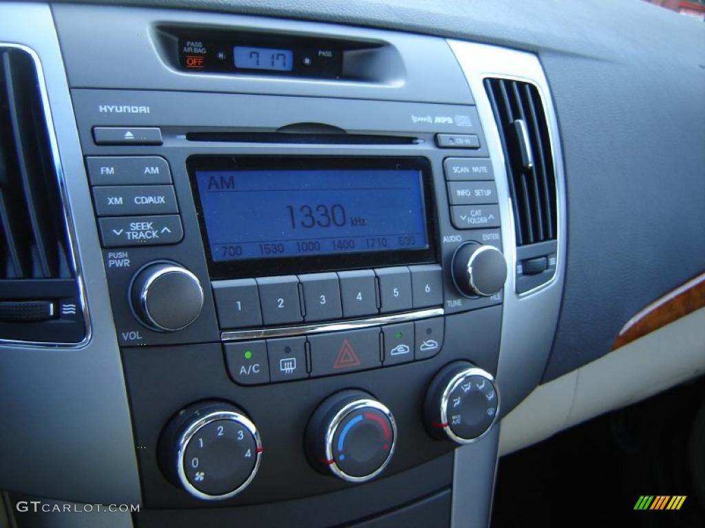 2009 Sonata GLS - Slate Blue / Camel photo #14