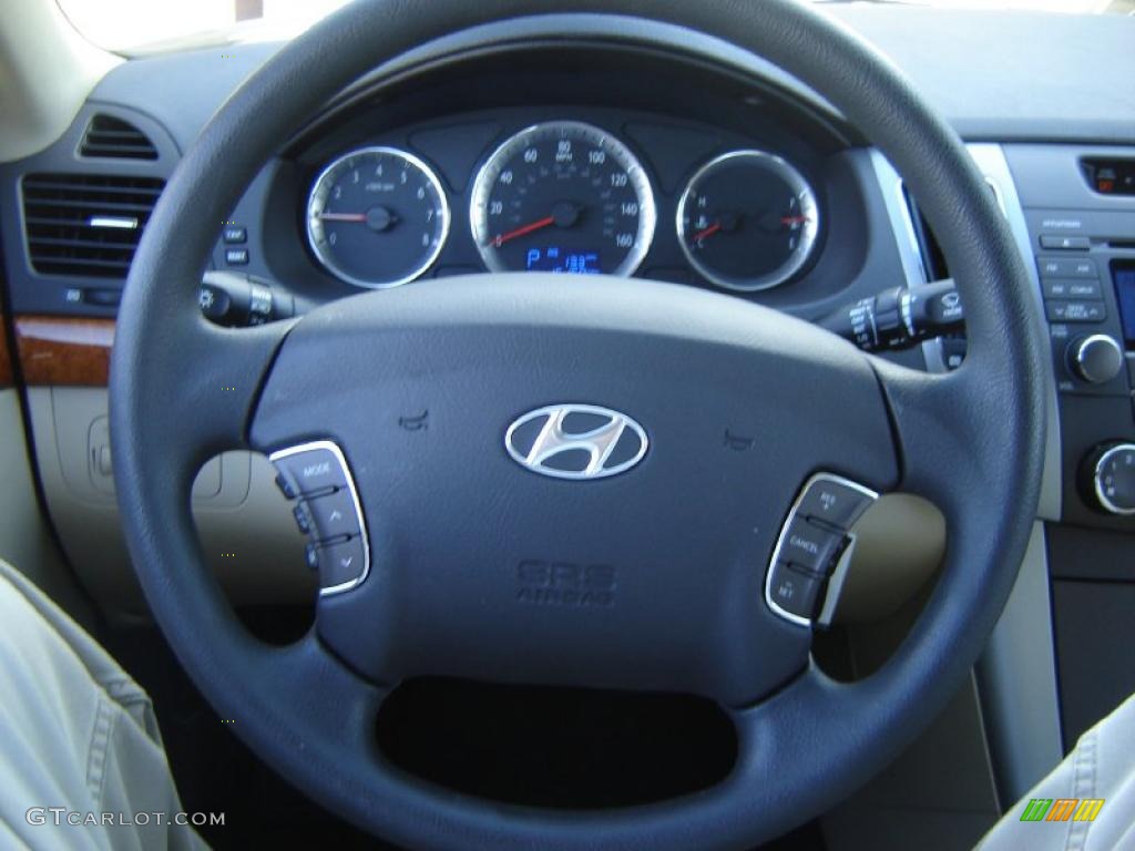 2009 Sonata GLS - Slate Blue / Camel photo #16