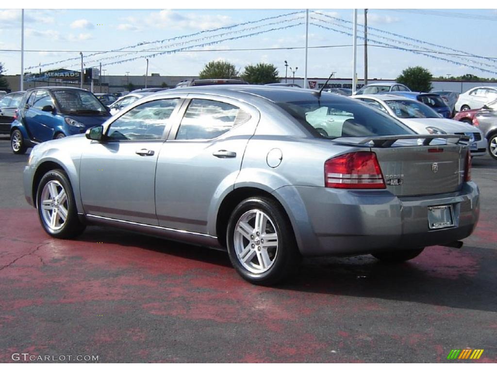 2009 Avenger SXT - Silver Steel Metallic / Dark Slate Gray photo #3