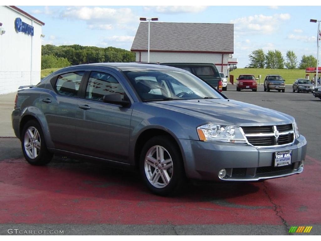 2009 Avenger SXT - Silver Steel Metallic / Dark Slate Gray photo #7