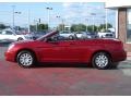 2009 Inferno Red Crystal Pearl Chrysler Sebring LX Convertible  photo #2