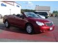 2009 Inferno Red Crystal Pearl Chrysler Sebring LX Convertible  photo #7