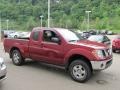2008 Red Brawn Nissan Frontier SE King Cab 4x4  photo #6