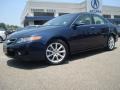 2007 Royal Blue Pearl Acura TSX Sedan  photo #2