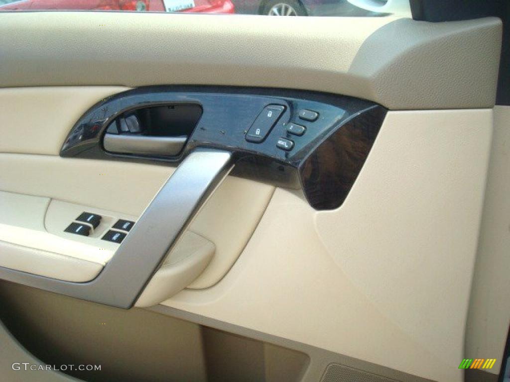2007 MDX Technology - Aspen White Pearl / Taupe photo #16