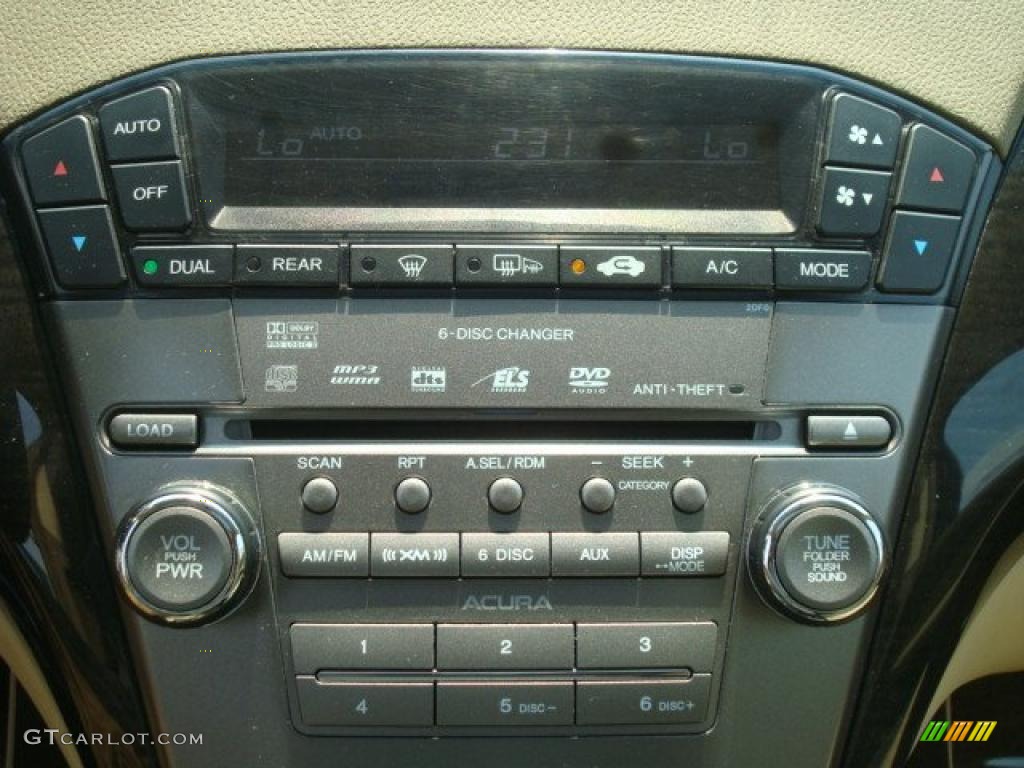 2007 MDX Technology - Aspen White Pearl / Taupe photo #17