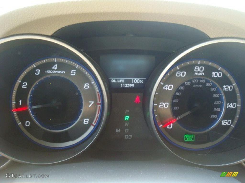 2007 MDX Technology - Aspen White Pearl / Taupe photo #22