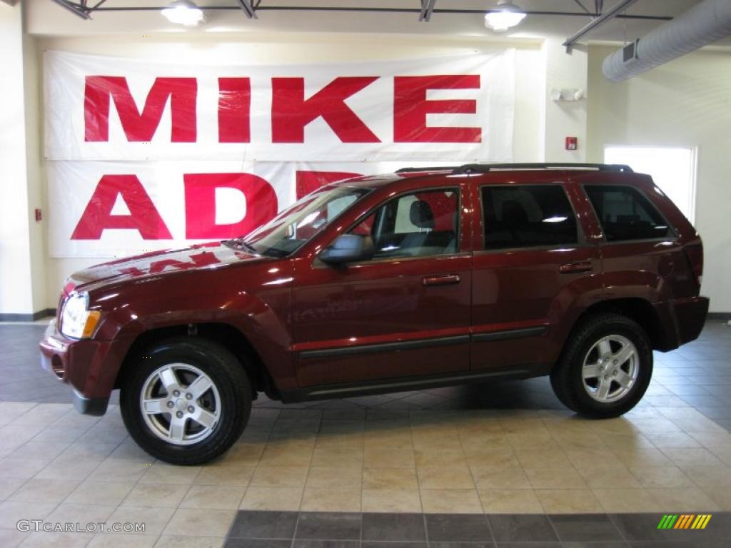 2007 Grand Cherokee Laredo - Red Rock Crystal Pearl / Medium Slate Gray photo #1