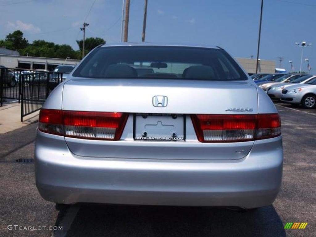 2003 Accord LX Sedan - Satin Silver Metallic / Black photo #6