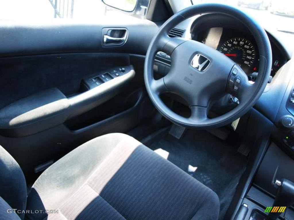 2003 Accord LX Sedan - Satin Silver Metallic / Black photo #11
