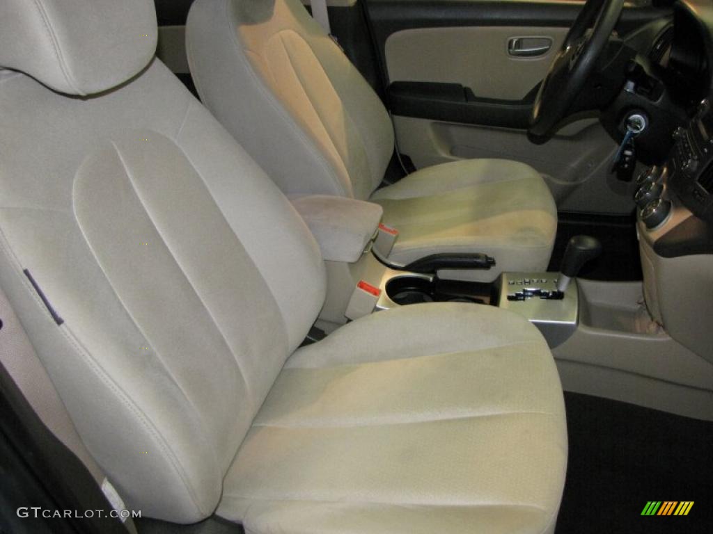 2009 Elantra GLS Sedan - Carbon Gray / Beige photo #12
