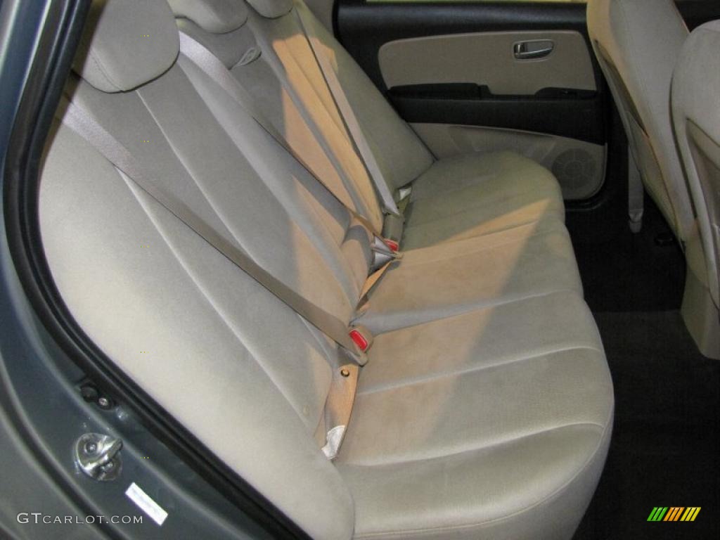 2009 Elantra GLS Sedan - Carbon Gray / Beige photo #14