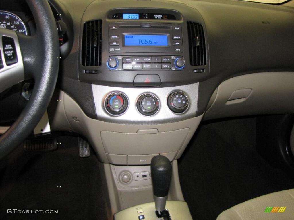 2009 Elantra GLS Sedan - Carbon Gray / Beige photo #18