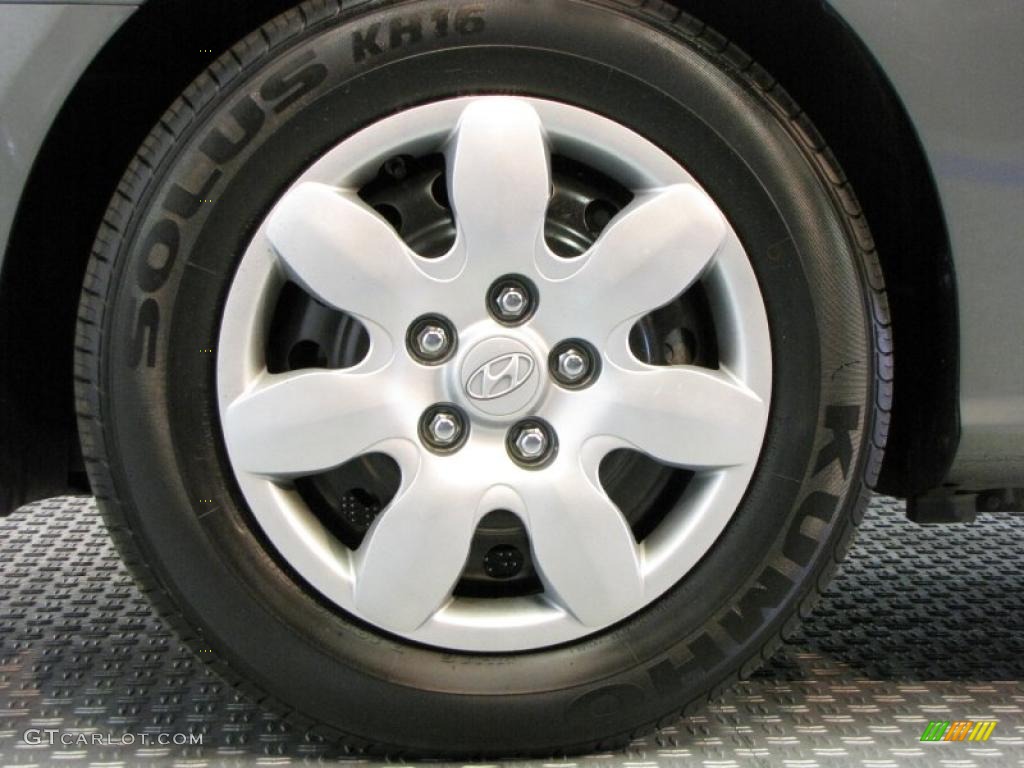 2009 Elantra GLS Sedan - Carbon Gray / Beige photo #20