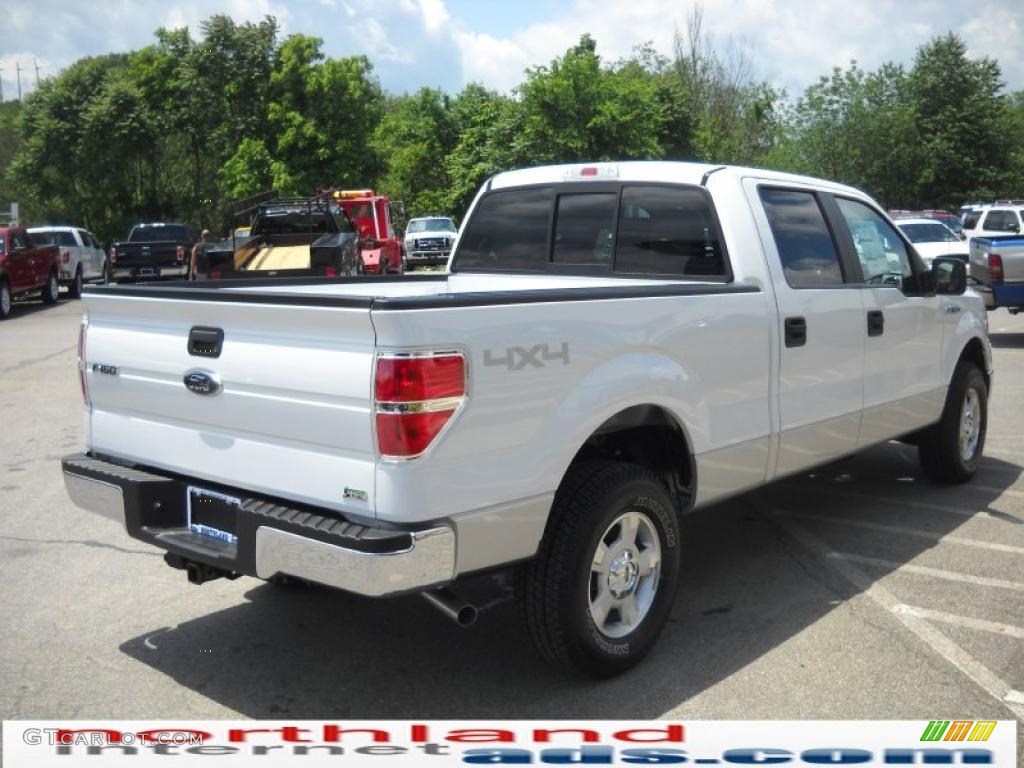 2010 F150 XLT SuperCrew 4x4 - Oxford White / Medium Stone photo #6