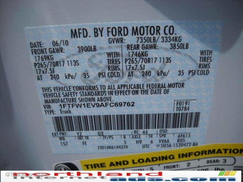 2010 F150 XLT SuperCrew 4x4 - Oxford White / Medium Stone photo #12