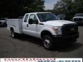 Oxford White - F350 Super Duty XL SuperCab 4x4 Chassis Commercial Photo No. 4