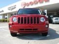 2010 Inferno Red Crystal Pearl Jeep Patriot Latitude 4x4  photo #8