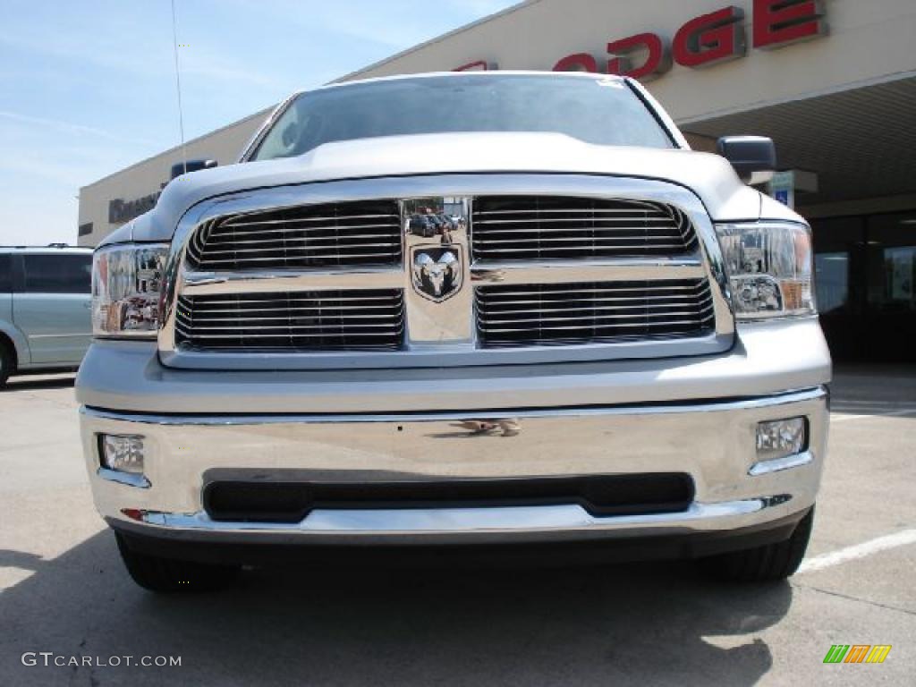 2010 Ram 1500 Big Horn Quad Cab - Bright Silver Metallic / Dark Slate/Medium Graystone photo #8