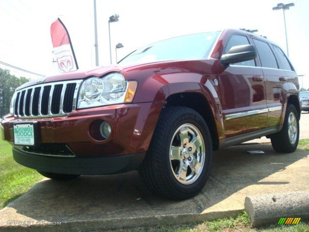 2007 Grand Cherokee Limited 4x4 - Red Rock Crystal Pearl / Dark Khaki/Light Graystone photo #1