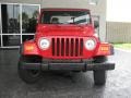 2006 Flame Red Jeep Wrangler X 4x4  photo #3