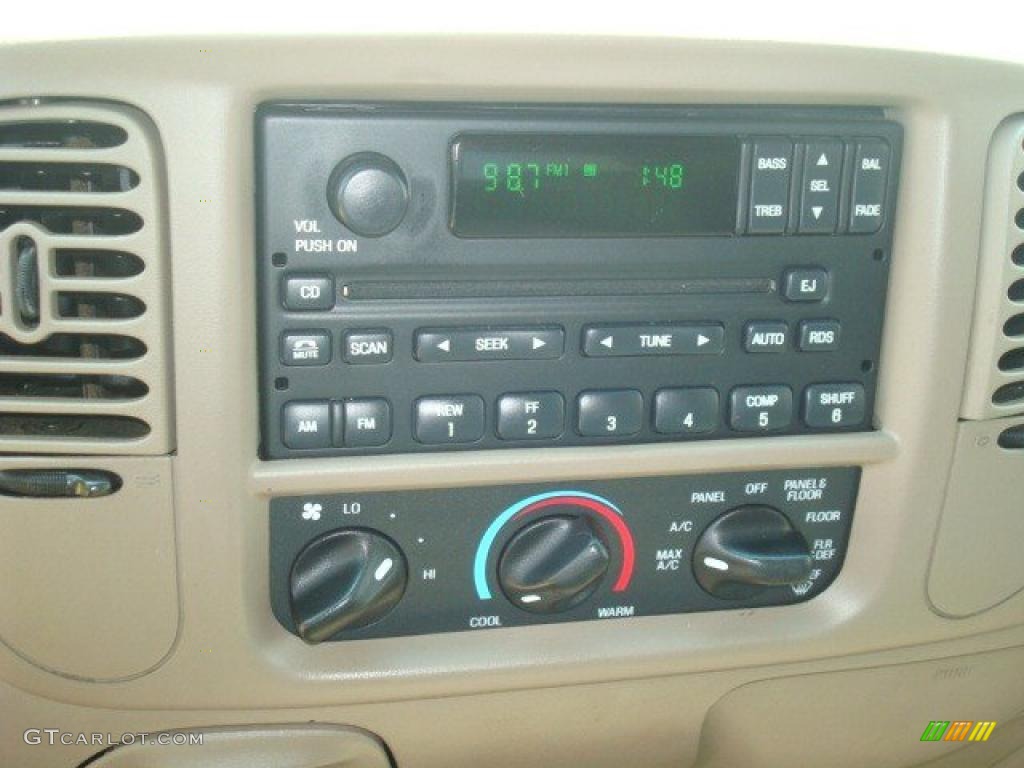 2002 F150 XLT SuperCrew - Charcoal Blue Metallic / Medium Parchment photo #15