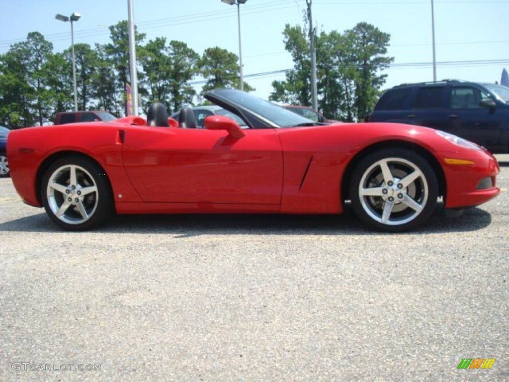 2006 Corvette Convertible - Victory Red / Ebony Black photo #6