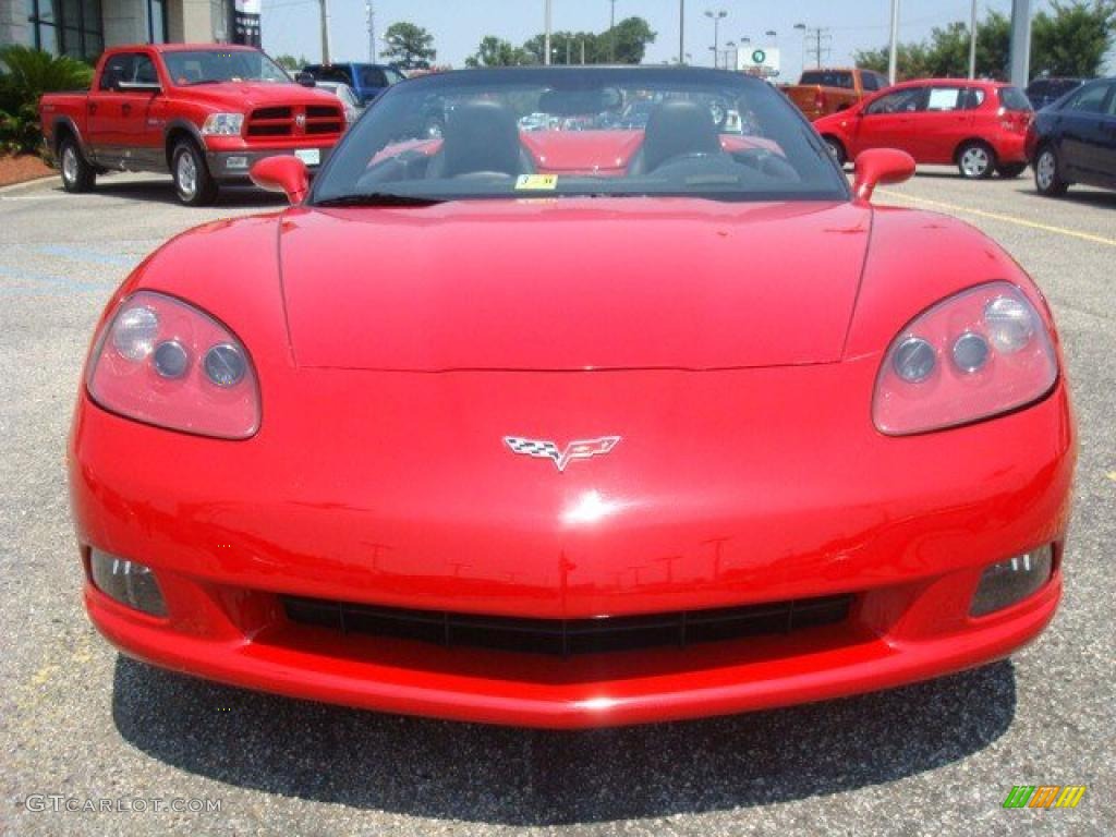 2006 Corvette Convertible - Victory Red / Ebony Black photo #8