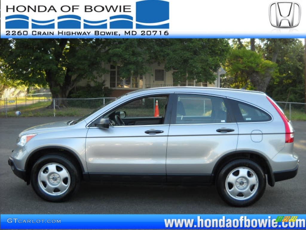 2007 CR-V LX - Whistler Silver Metallic / Black photo #6