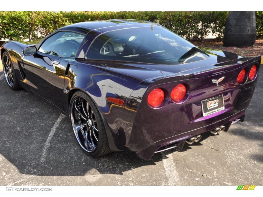 2006 Corvette Coupe - Custom Deep Purple / Ebony Black photo #23