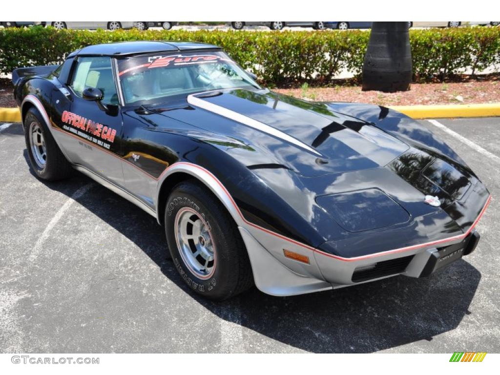 1978 Corvette Indianapolis 500 Pace Car - Silver/Black / Silver photo #1