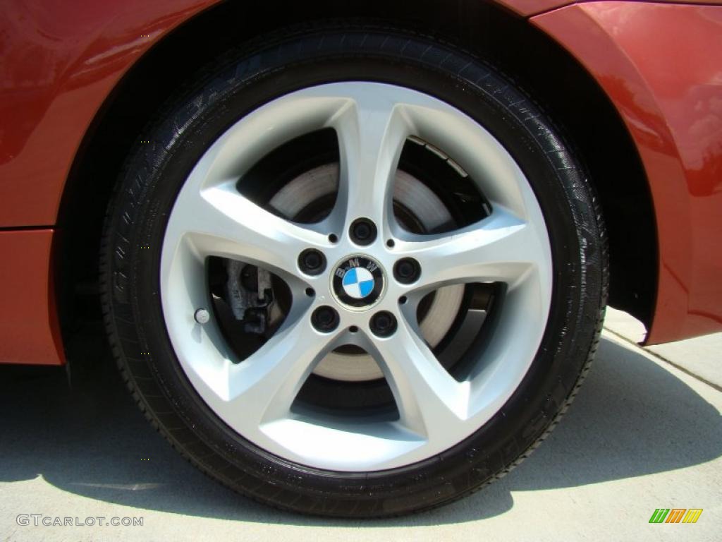 2008 1 Series 128i Coupe - Sedona Red Metallic / Black photo #6