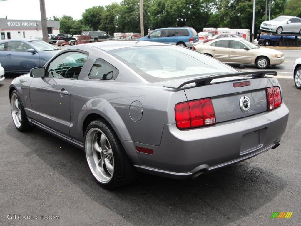 2007 Mustang GT Premium Coupe - Tungsten Grey Metallic / Black/Parchment photo #7