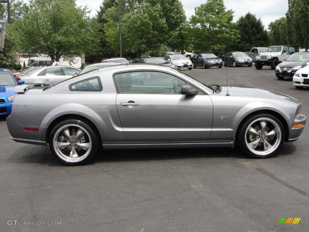 2007 Mustang GT Premium Coupe - Tungsten Grey Metallic / Black/Parchment photo #10