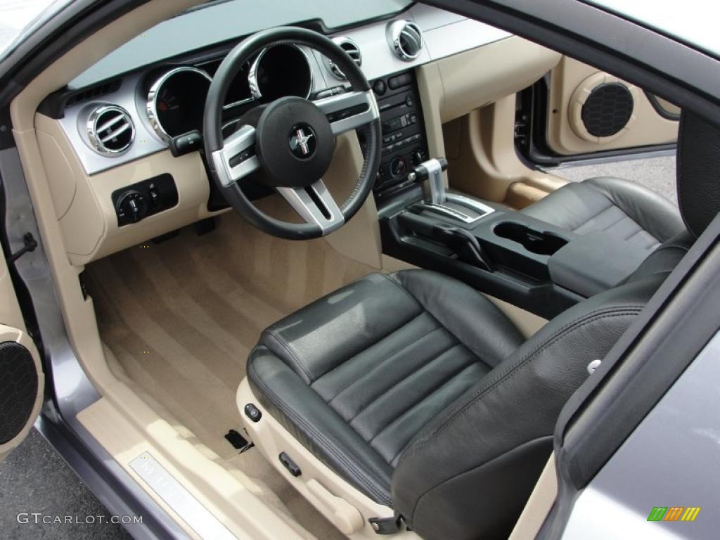 2007 Mustang GT Premium Coupe - Tungsten Grey Metallic / Black/Parchment photo #11