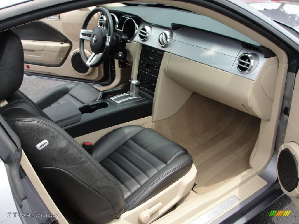 2007 Mustang GT Premium Coupe - Tungsten Grey Metallic / Black/Parchment photo #13