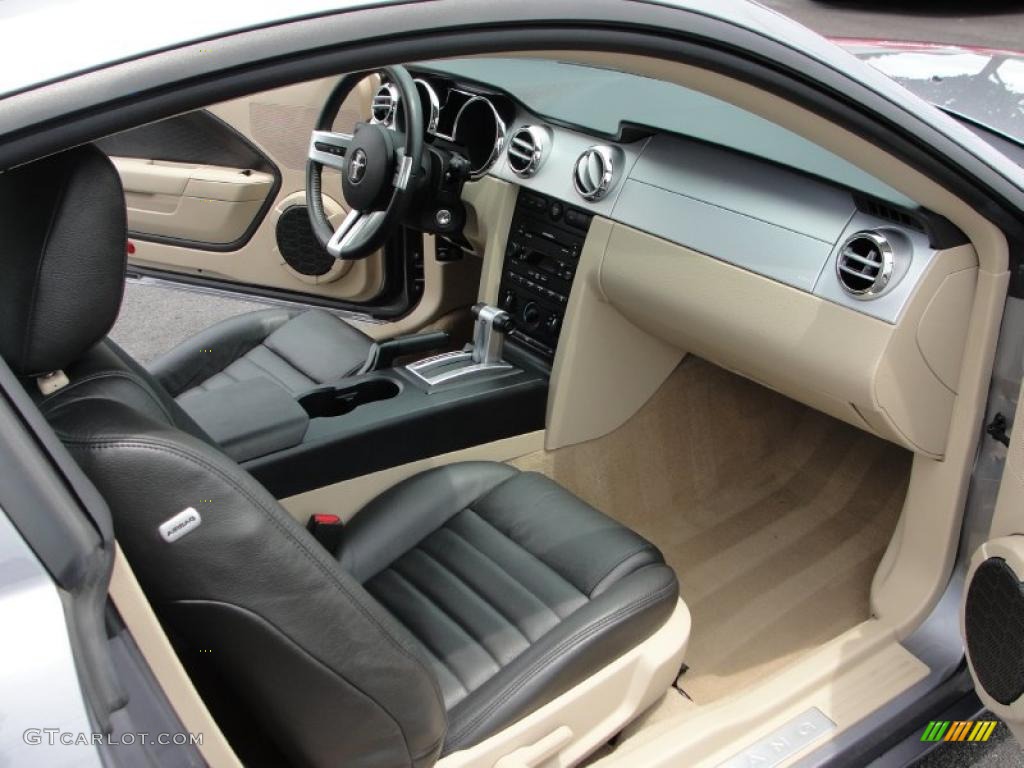2007 Mustang GT Premium Coupe - Tungsten Grey Metallic / Black/Parchment photo #14