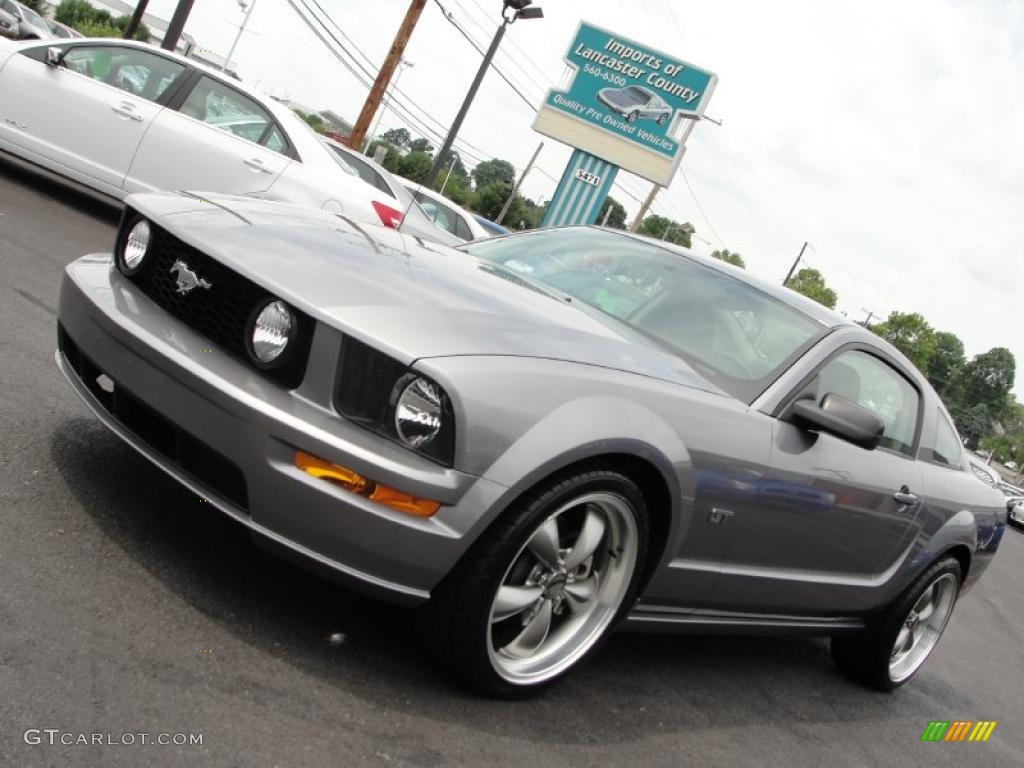 2007 Mustang GT Premium Coupe - Tungsten Grey Metallic / Black/Parchment photo #21