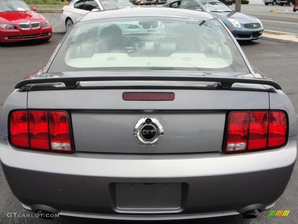 2007 Mustang GT Premium Coupe - Tungsten Grey Metallic / Black/Parchment photo #24