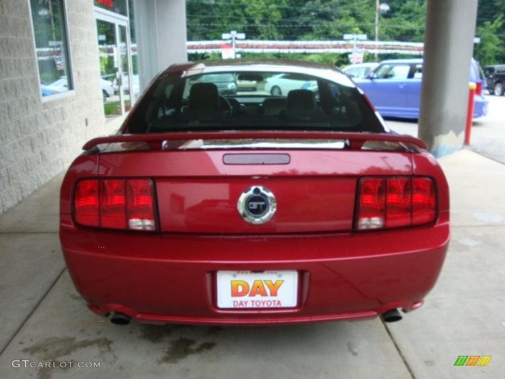 2006 Mustang GT Premium Coupe - Redfire Metallic / Black photo #3