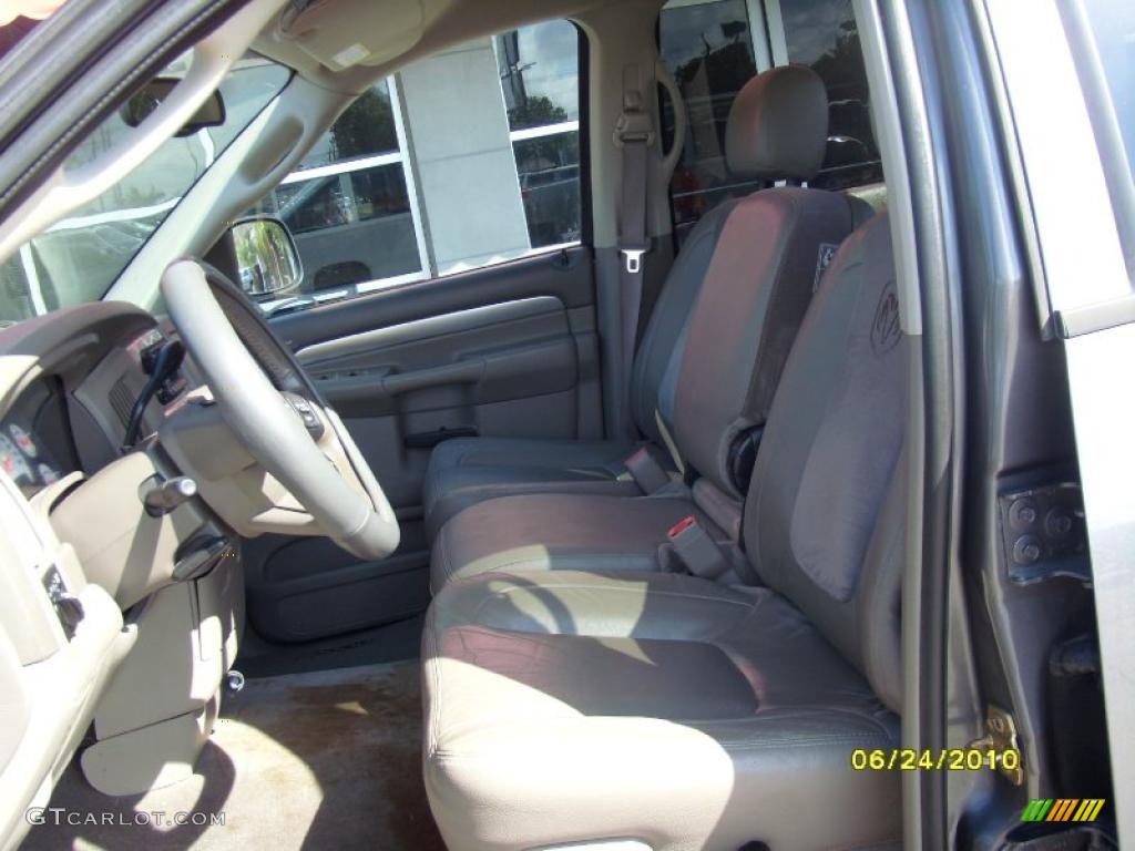 2004 Ram 1500 Laramie Quad Cab - Graphite Metallic / Dark Slate Gray photo #10