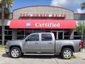 2008 Steel Gray Metallic GMC Sierra 1500 SLE Crew Cab 4x4  photo #1