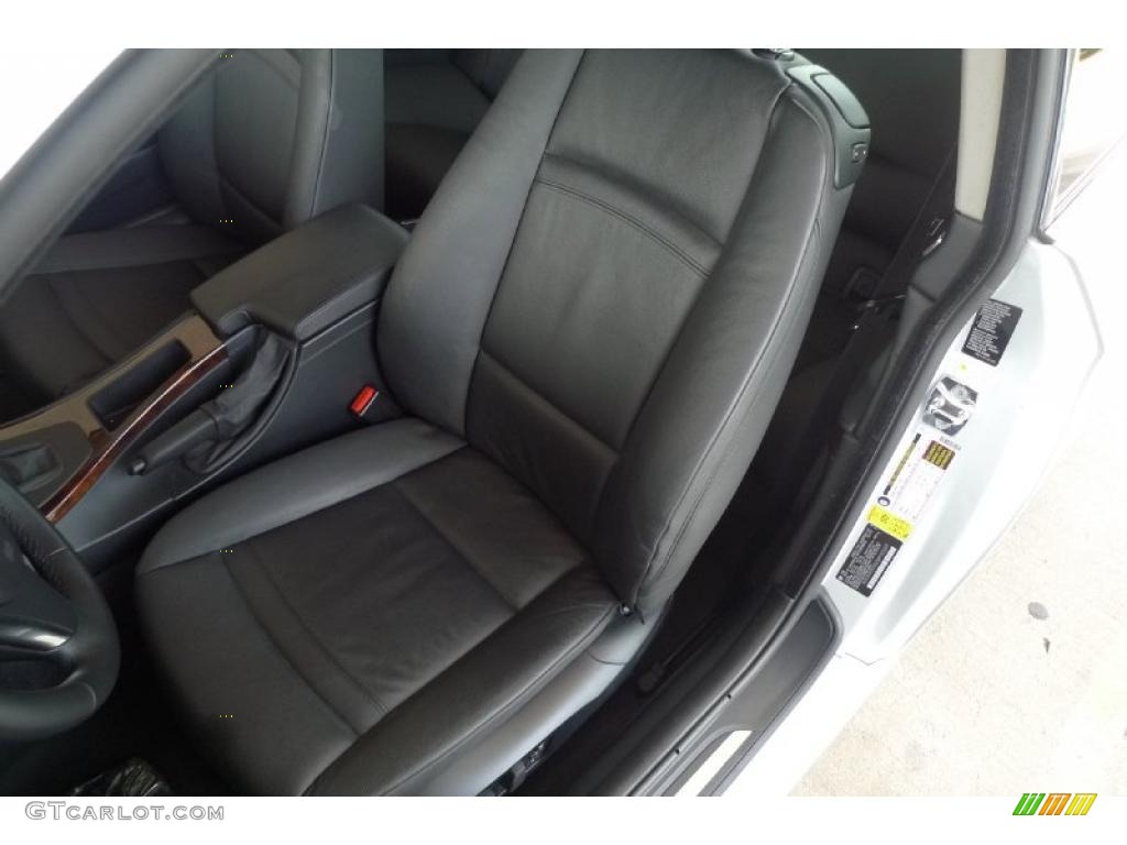 2008 3 Series 328i Coupe - Titanium Silver Metallic / Black photo #26