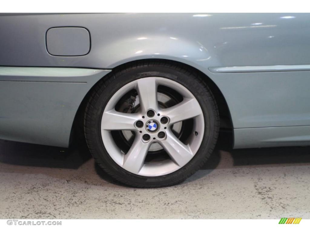 2005 3 Series 325i Convertible - Steel Blue Metallic / Sand photo #12